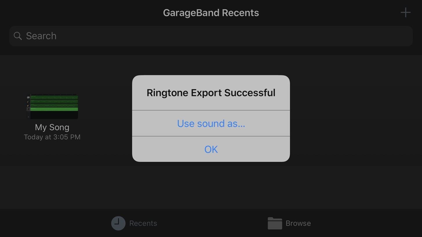 Поставить рингтон на айфон через garageband