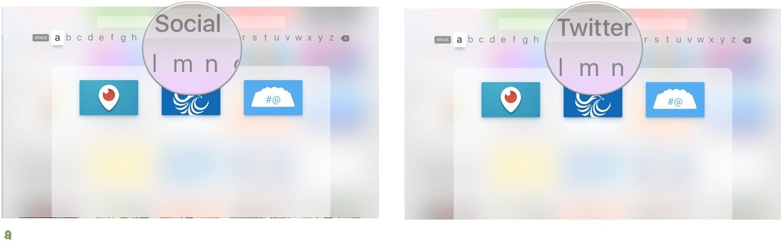 Переименование папки в Apple TV