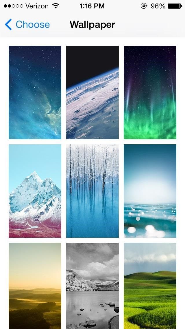 Первый взгляд: новые рингтоны и динамические обои в iOS 7 для вашего iPhone 5