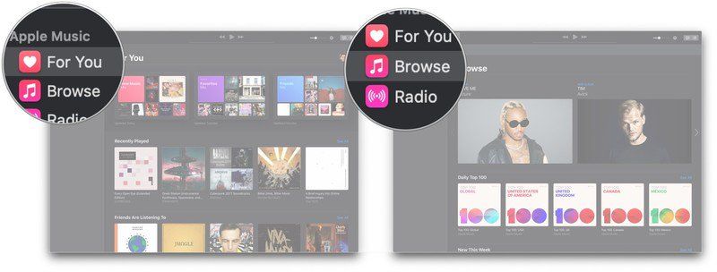 Нажмите For You, нажмите Browse