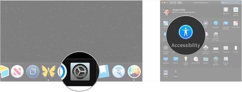 Нажмите Клавиатура, нажмите Доступность Клавиатура