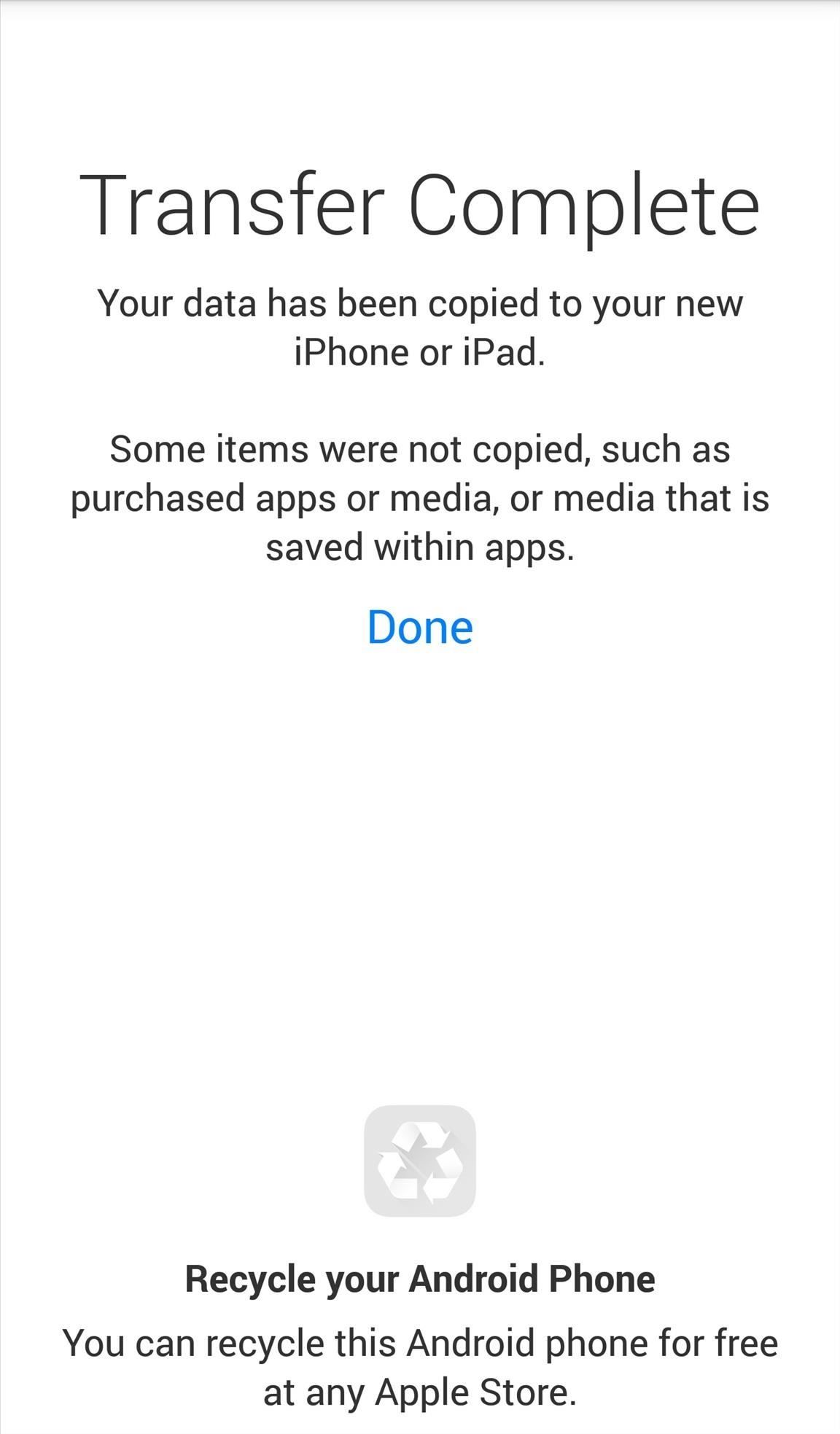 Как легко перенести все с Android на iPhone