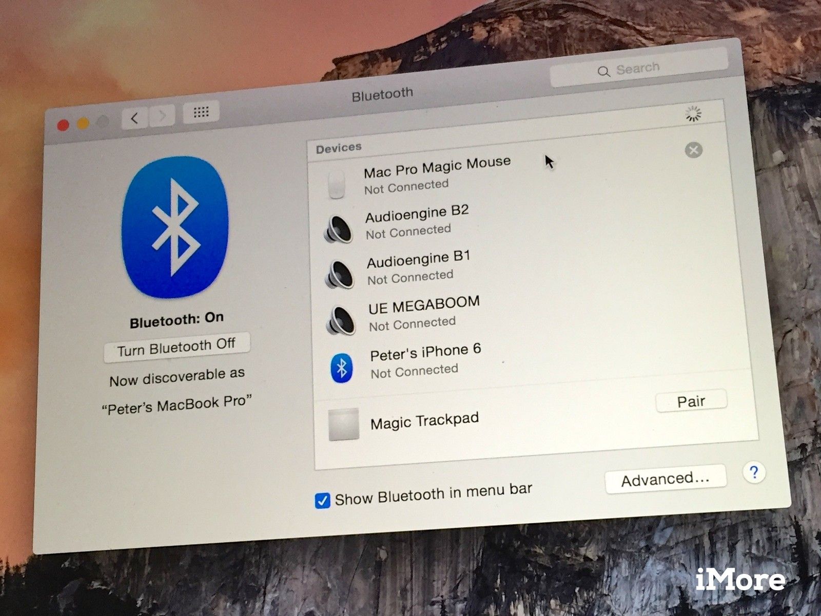 Как почистить свой Mac's Bluetooth menu