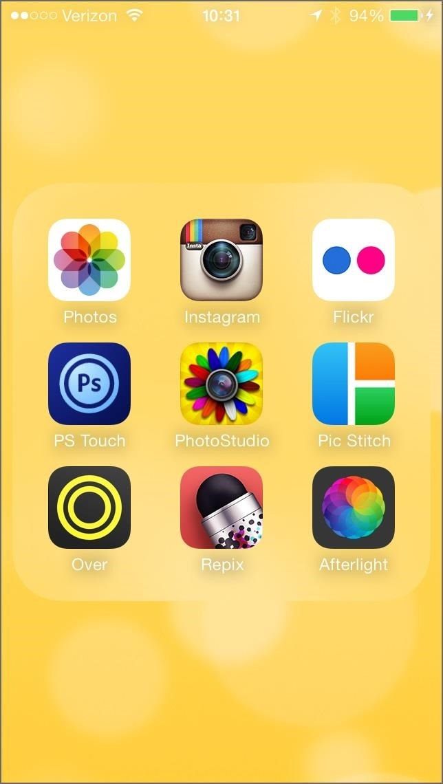 Как получить новую темную клавиатуру в iOS 7.1 (плюс док-станция и папки для более темного домашнего экрана)