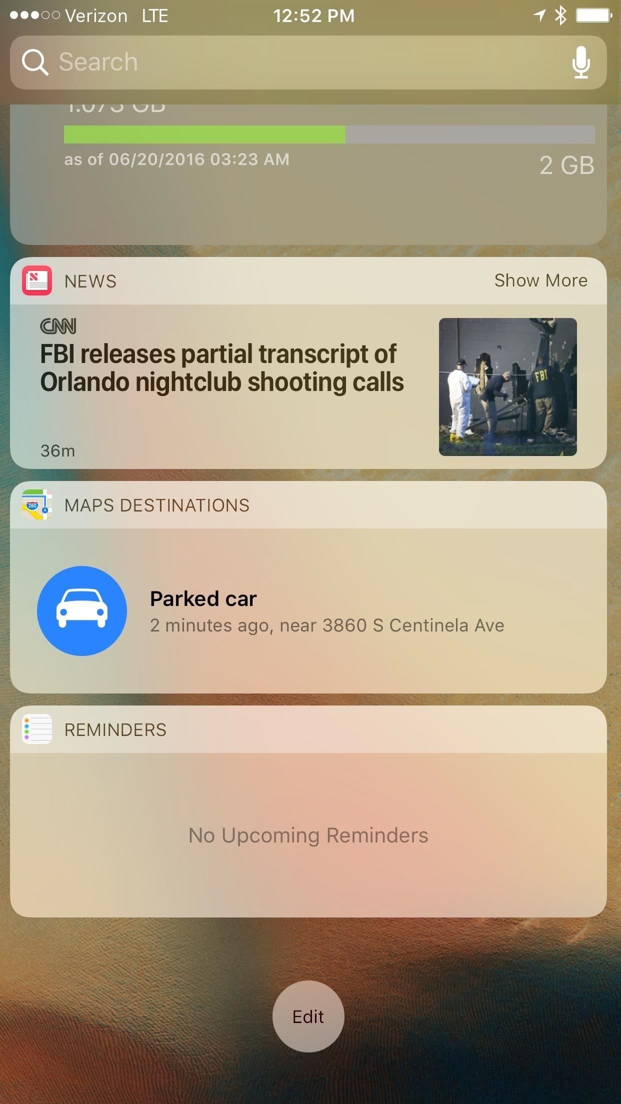 Карты для iPhone автоматически сохраняют место для парковки в iOS 10