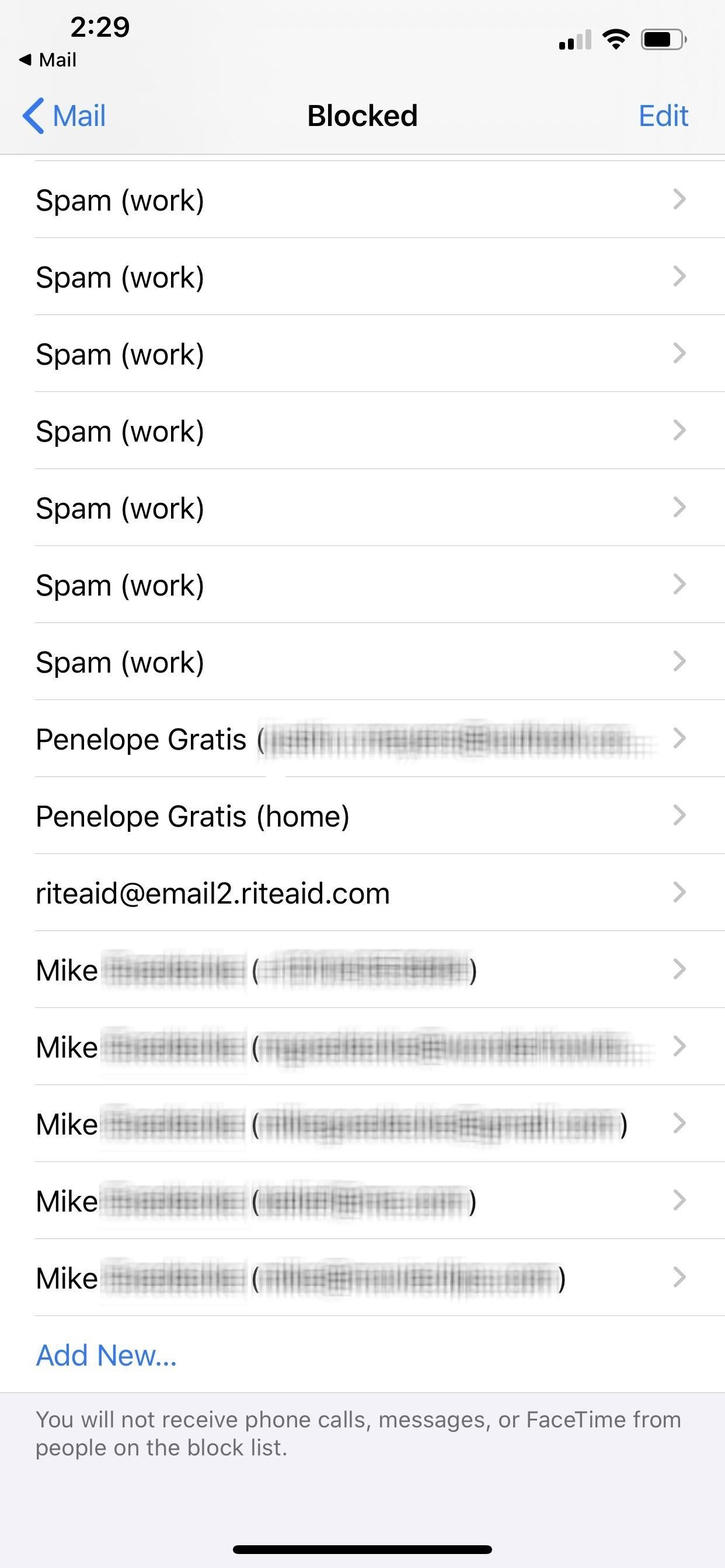 Блокировка контактов, спама и неизвестных отправителей в iOS 13's Mail App So Incoming Emails Go Straight to Trash