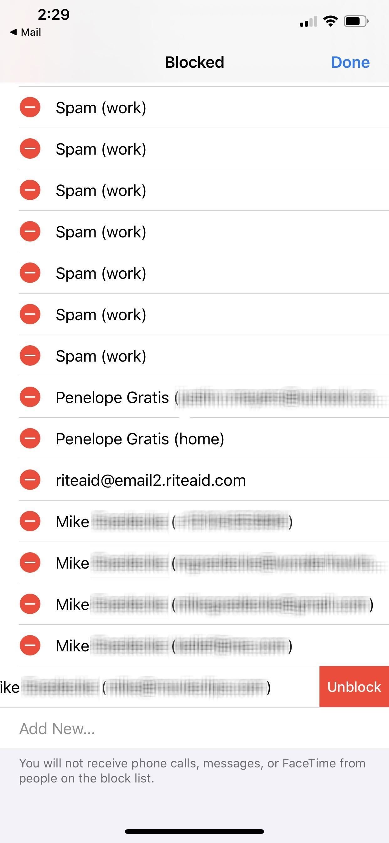 Блокировка контактов, спама и неизвестных отправителей в iOS 13's Mail App So Incoming Emails Go Straight to Trash