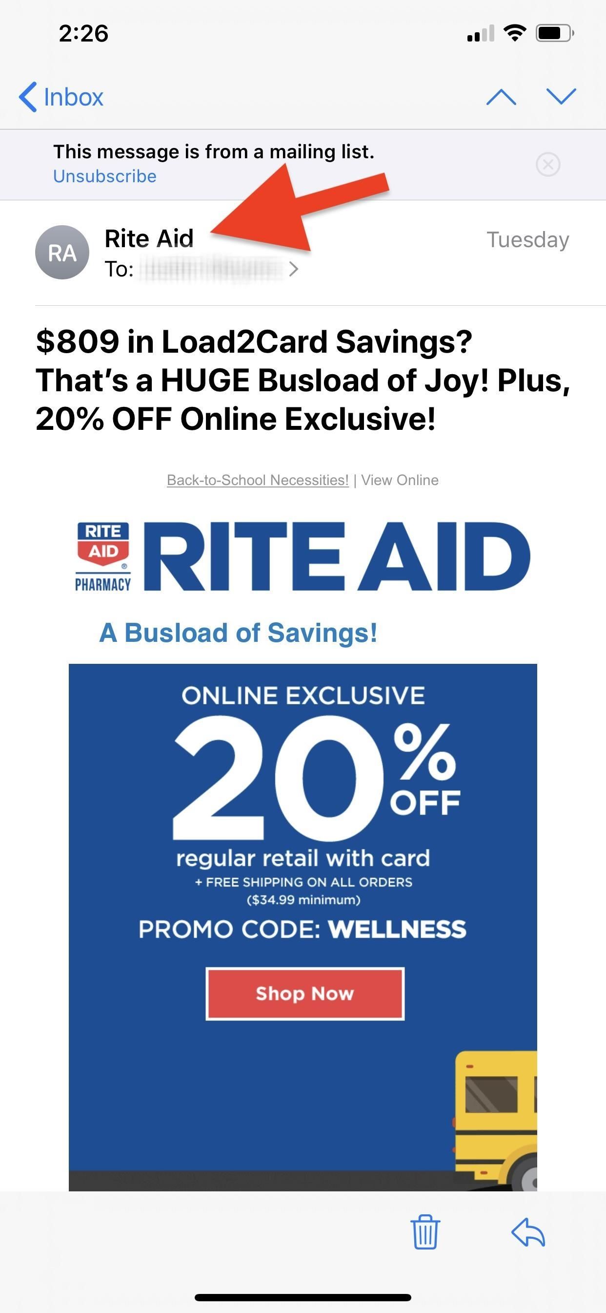 Блокировка контактов, спама и неизвестных отправителей в iOS 13's Mail App So Incoming Emails Go Straight to Trash