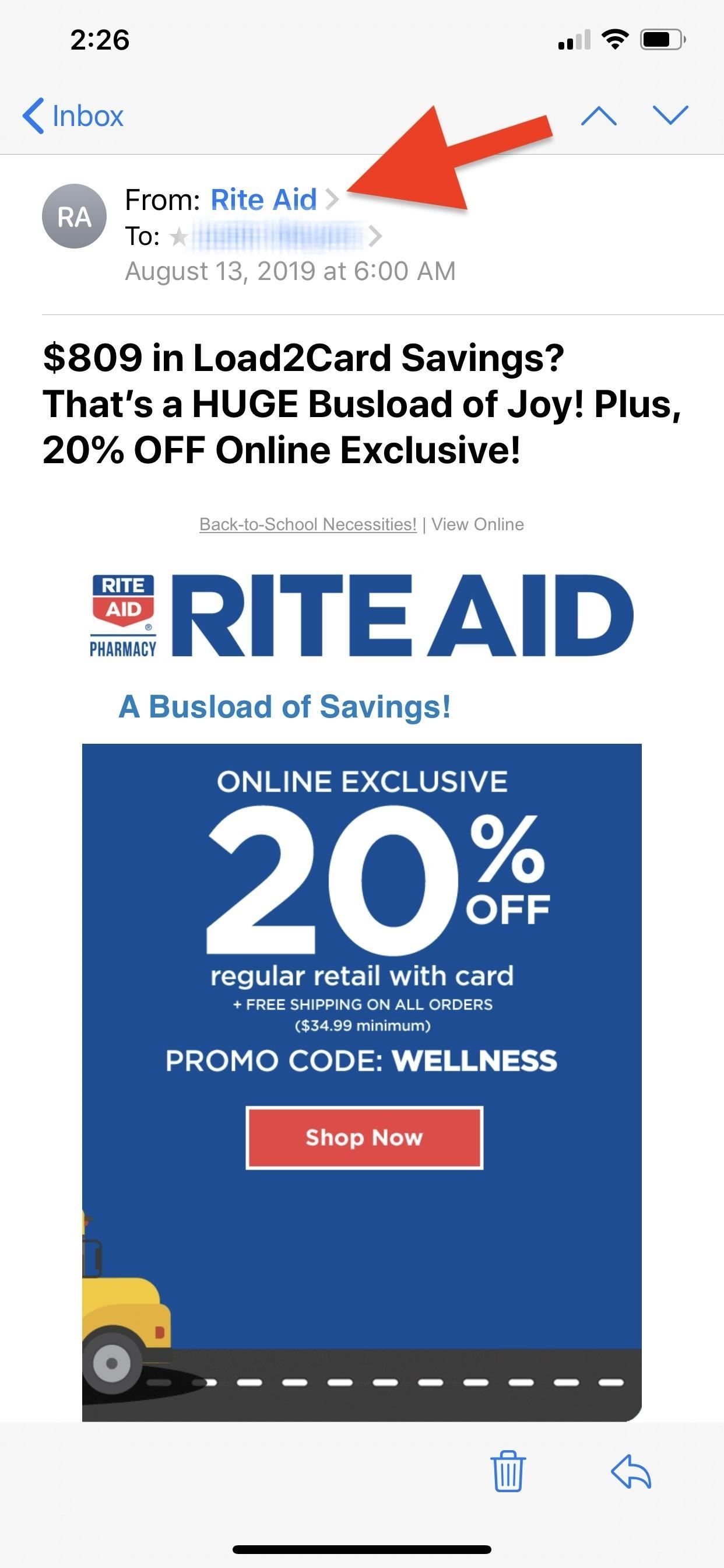 Блокировка контактов, спама и неизвестных отправителей в iOS 13's Mail App So Incoming Emails Go Straight to Trash