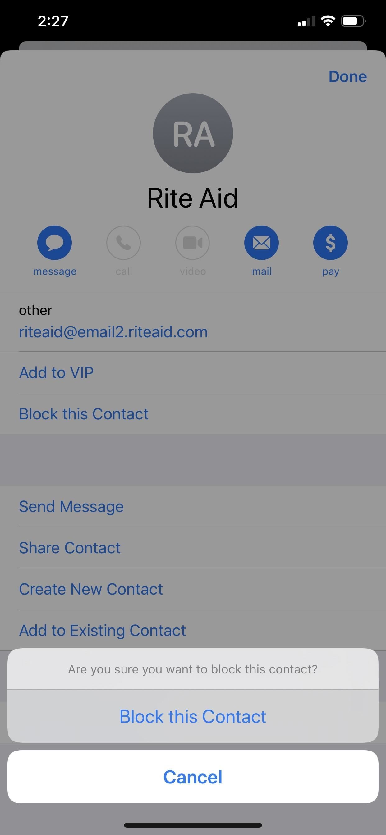 Блокировка контактов, спама и неизвестных отправителей в iOS 13's Mail App So Incoming Emails Go Straight to Trash