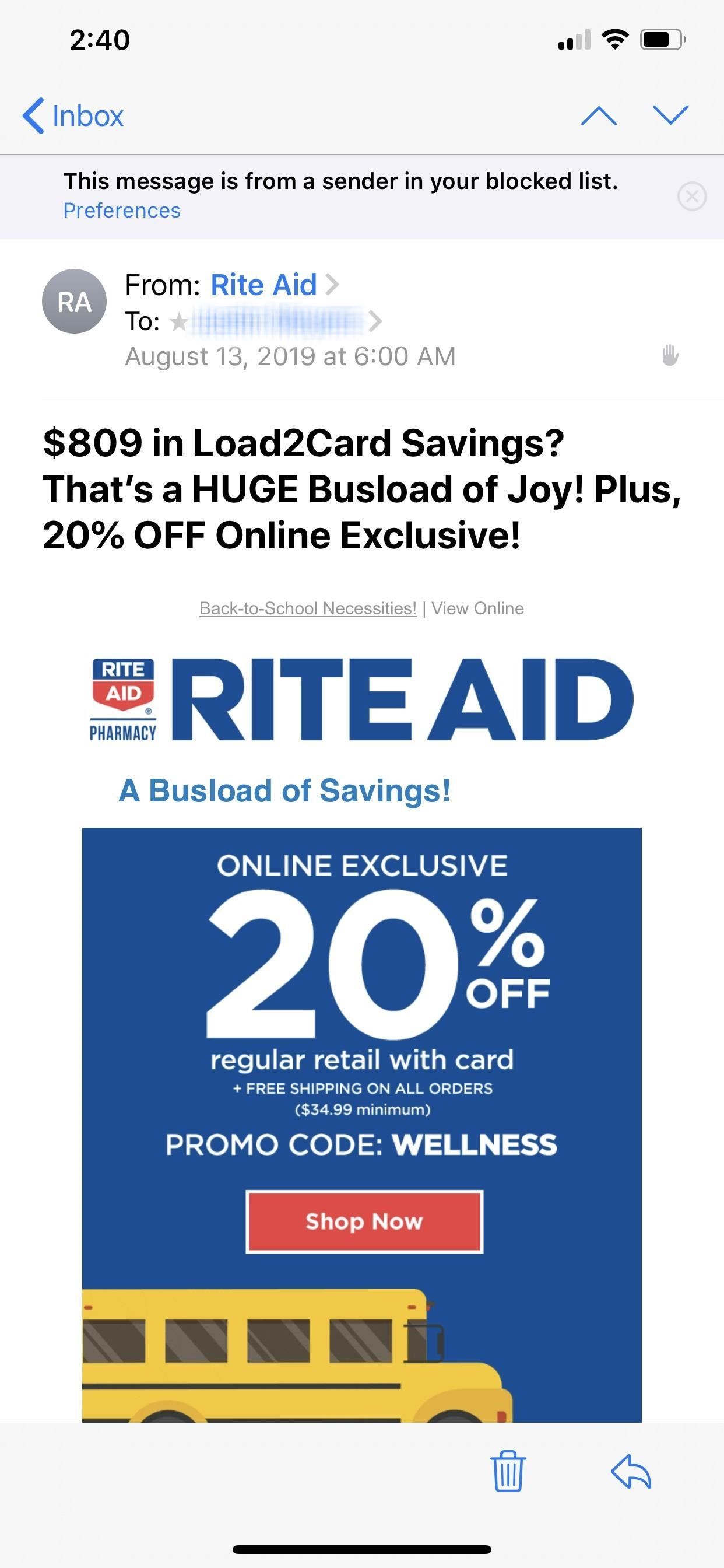 Блокировка контактов, спама и неизвестных отправителей в iOS 13's Mail App So Incoming Emails Go Straight to Trash