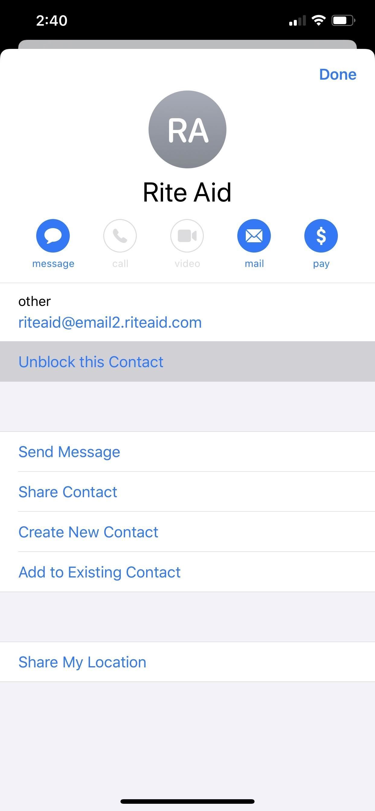 Блокировка контактов, спама и неизвестных отправителей в iOS 13's Mail App So Incoming Emails Go Straight to Trash