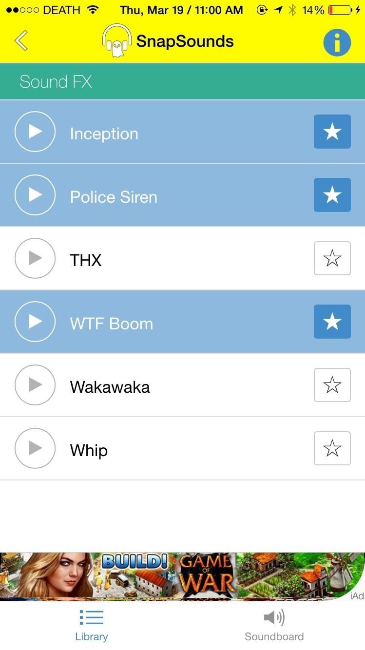 Как добавить звуковые эффекты в видео Snapchat