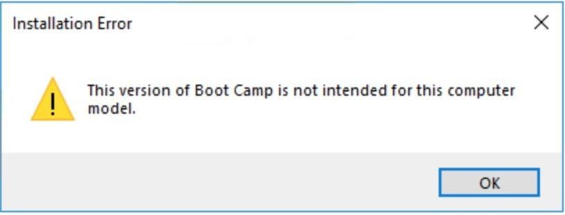 Windows 10 не поддерживается на этом mac bootcamp