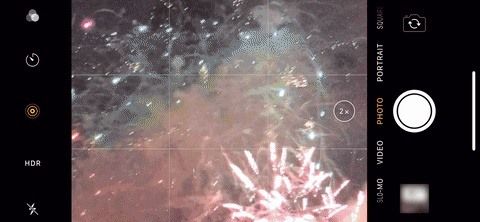 Как лучше фотографировать фейерверки на своем iPhone
