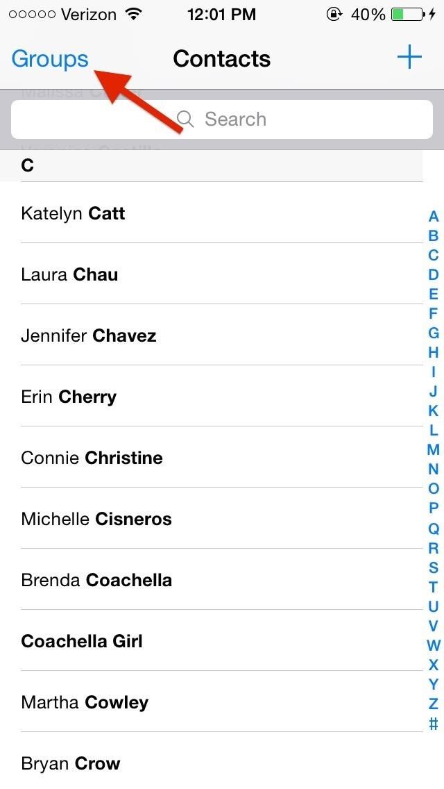 Как найти и исправить недостающие контакты в iOS 7.1.2