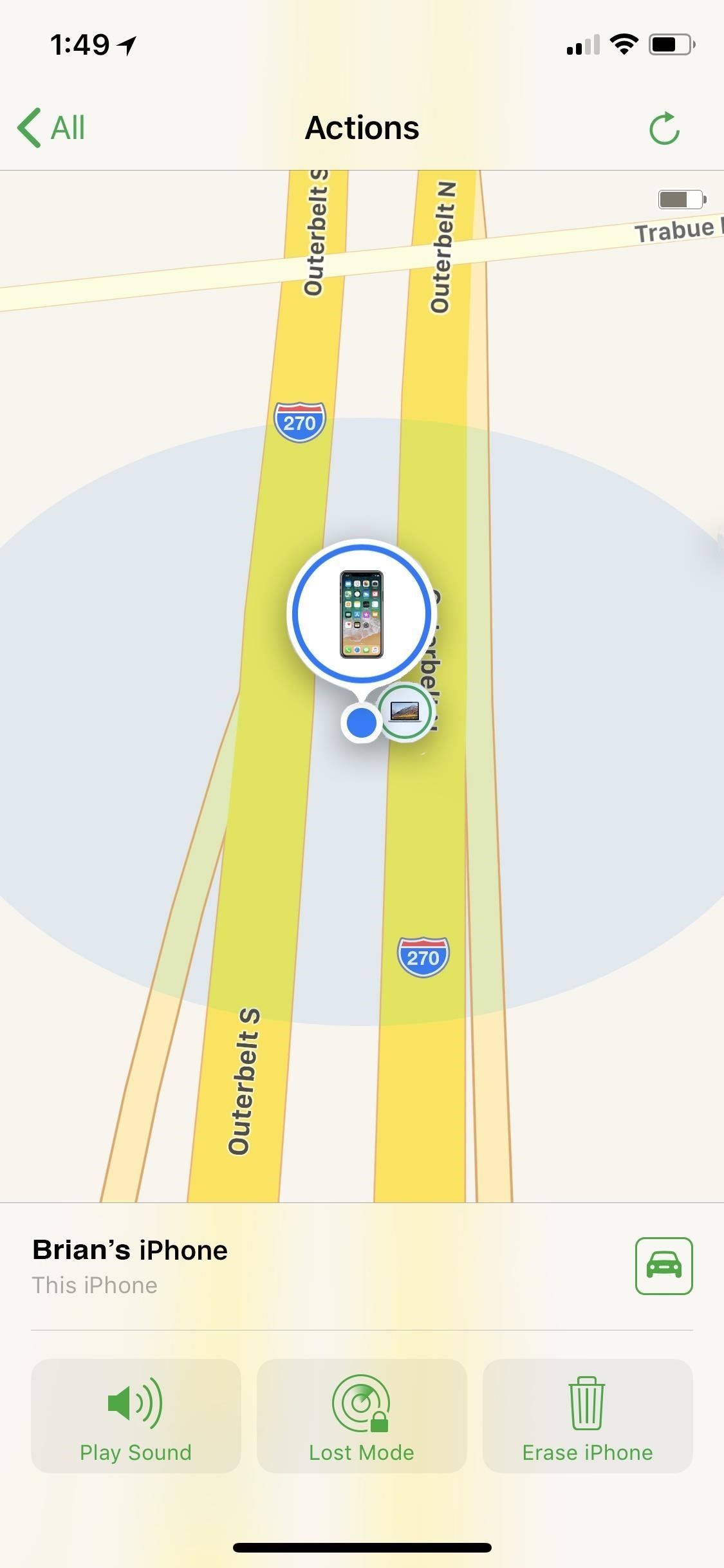 Как найти свой iPhone дома без входа в iCloud