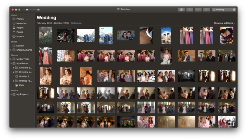 macOS Mojave Фото Результаты поиска