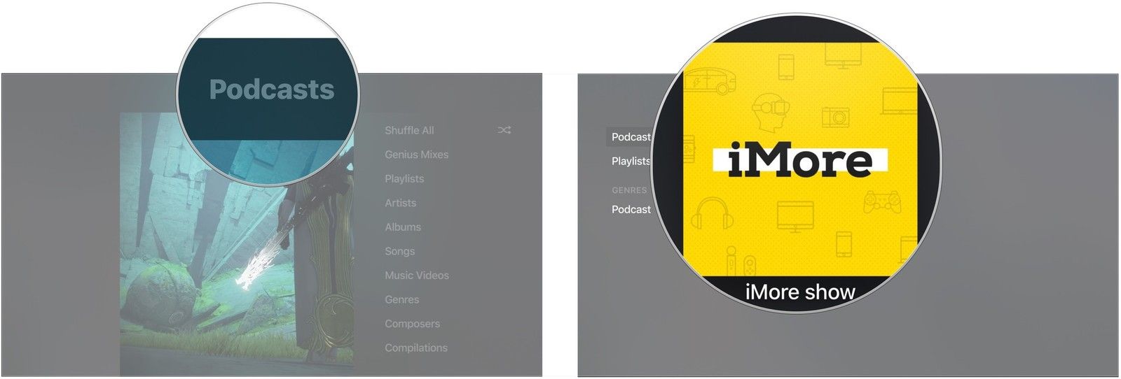 Выберите подкасты, выберите подкаст