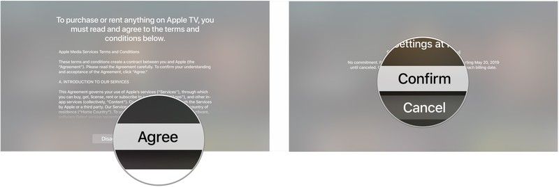 Нажмите Согласен, нажмите Подтвердить