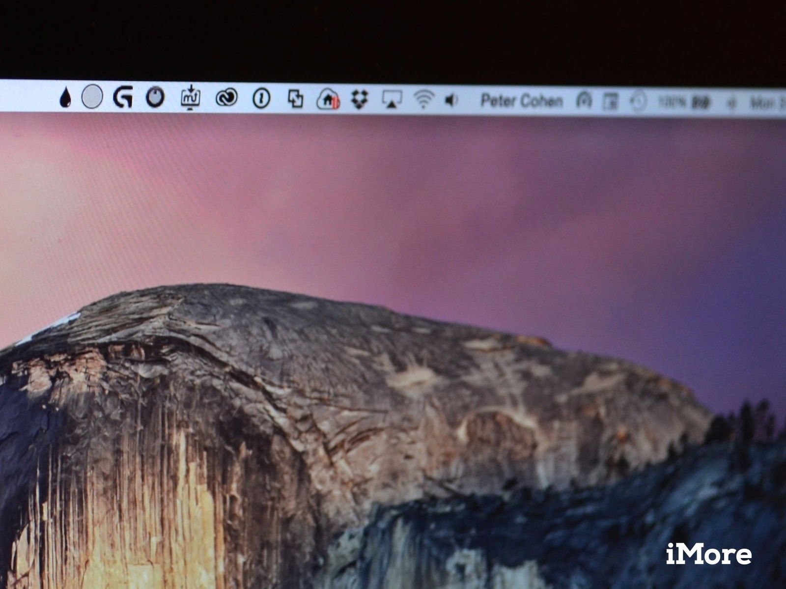 Как получить панель меню Mac под контролем