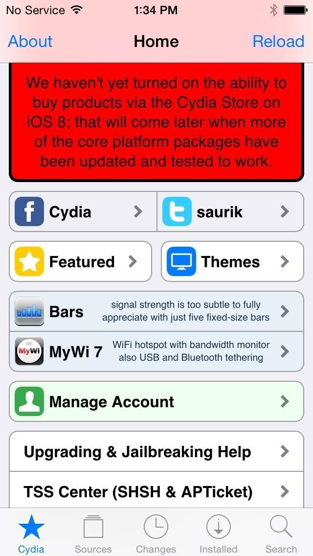 Как сделать джейлбрейк iOS 8.0-8.1.1 на iPad, iPhone или iPod Touch (и установить Cydia)