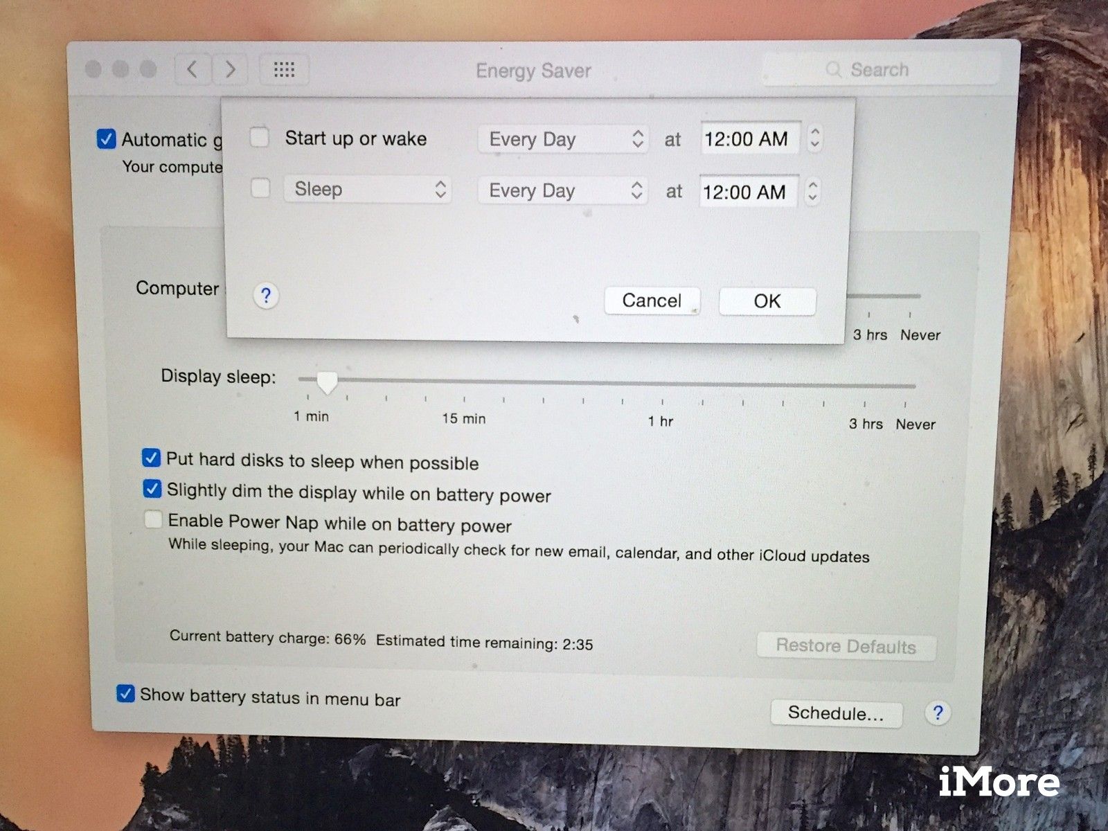 Как сделать так, чтобы ваш Mac автоматически запускался, спал и выключался