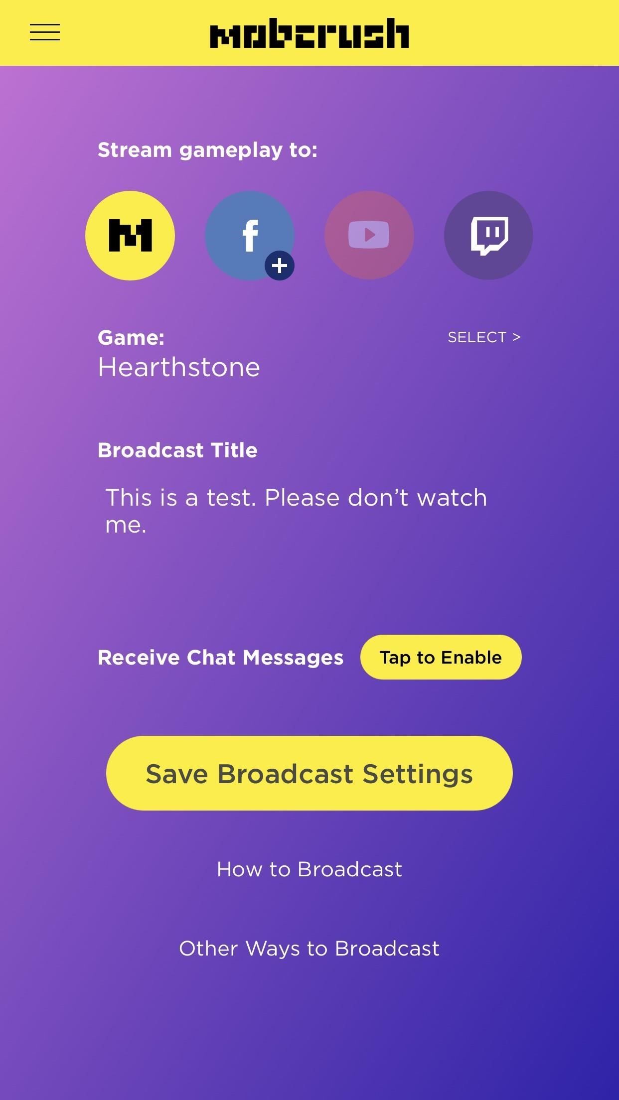 Как транслировать iPhone-игры напрямую на Twitch