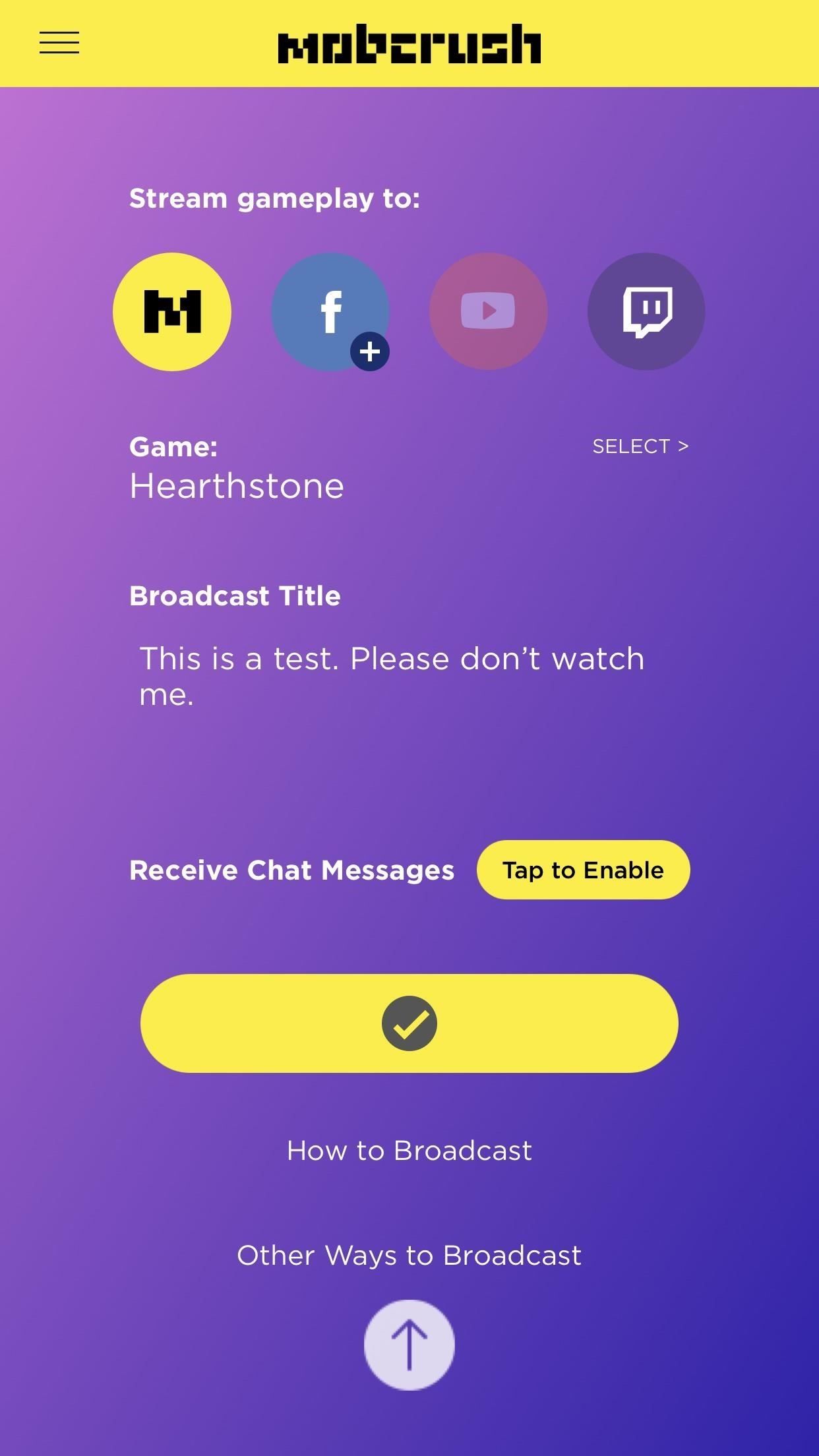 Как транслировать iPhone-игры напрямую на Twitch