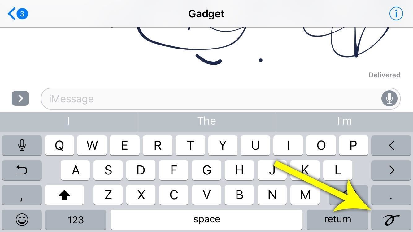 Как удалить рукописные сообщения из'Recents' List on iOS 10 to Clear Your Handwriting History