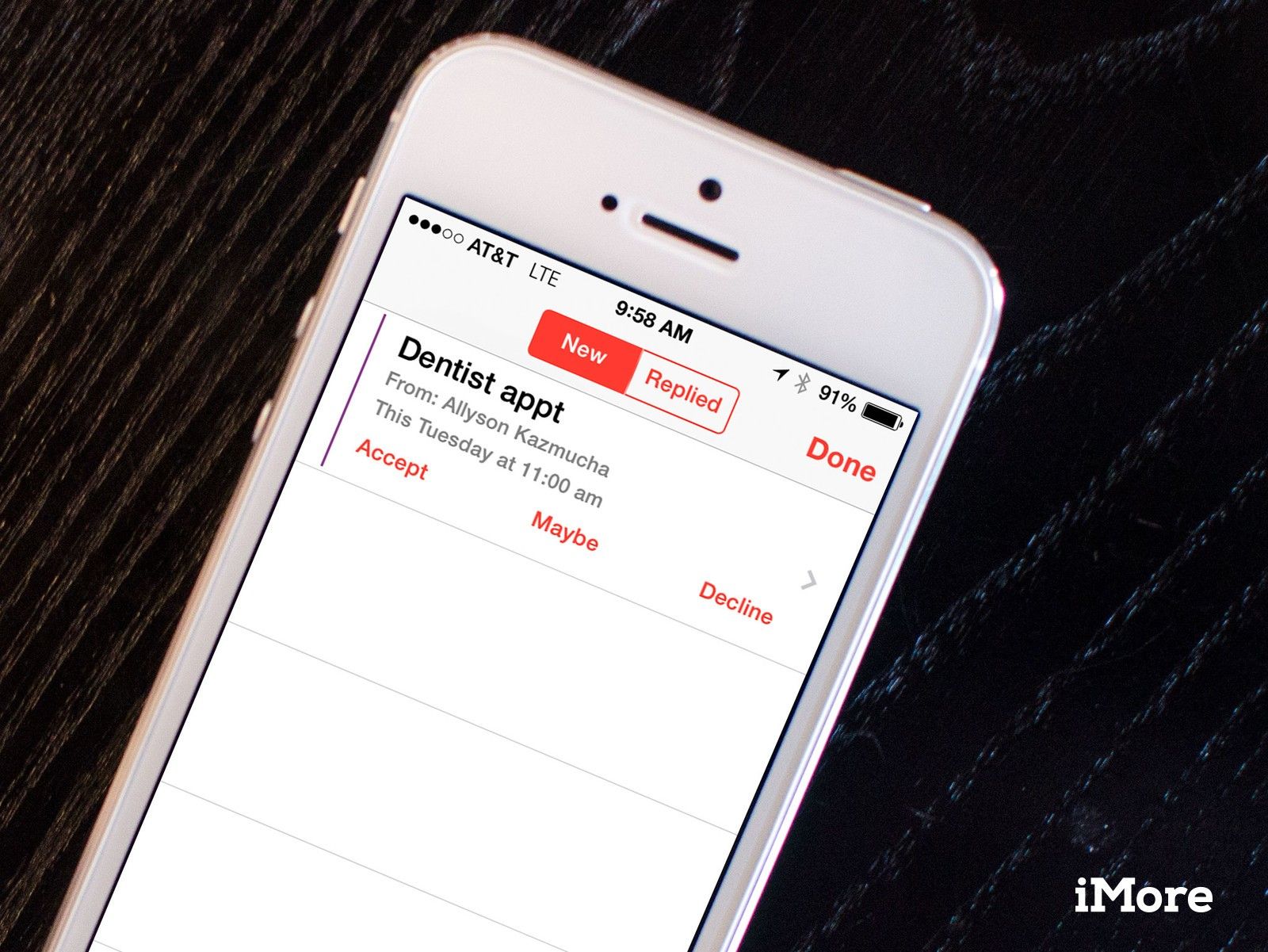 Как отобразить отклоненные события в Календаре для iPhone и iPad