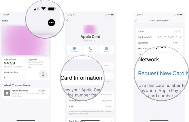 How to set default card in apple wallet