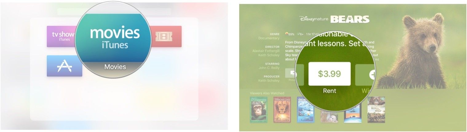 Прокат фильма на Apple TV