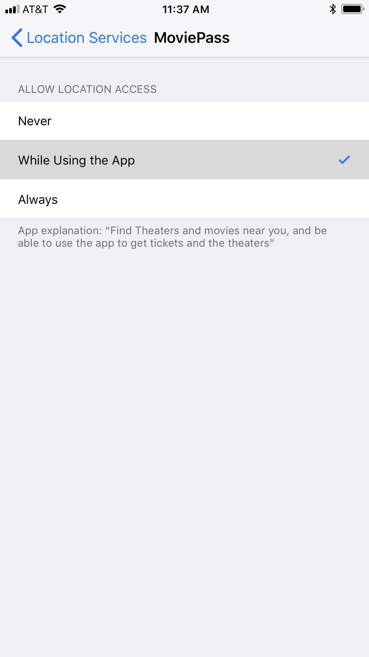 Там's an Easy Way to Stop MoviePass from Tracking Your iPhone After Watching Films