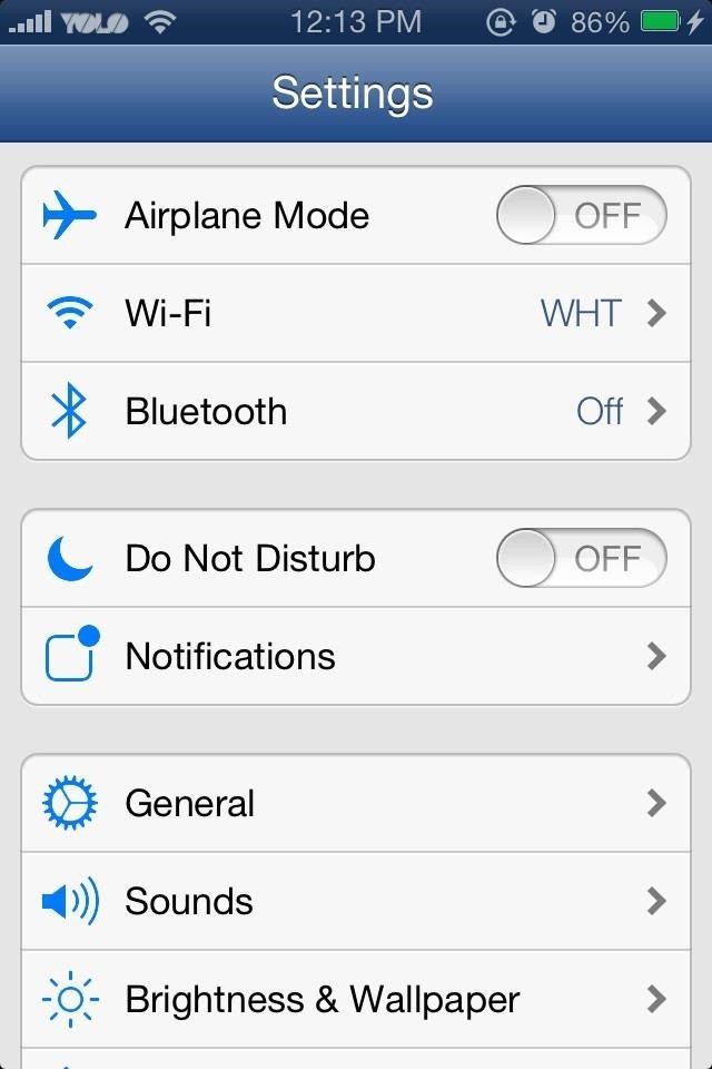 Как имитировать новый внешний вид iOS 7 в iOS 6 на вашем взломанном iPhone