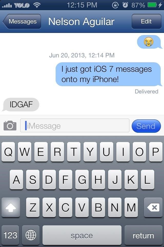 Как имитировать новый внешний вид iOS 7 в iOS 6 на вашем взломанном iPhone