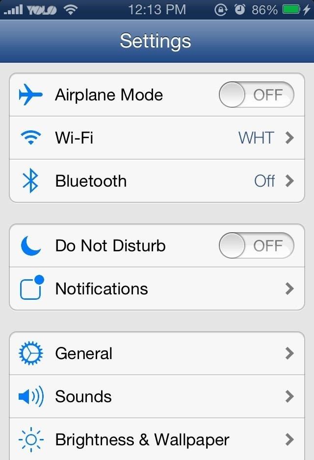 Как имитировать новый внешний вид iOS 7 в iOS 6 на вашем взломанном iPhone
