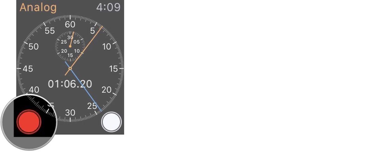 Как использовать приложение «Секундомер» на Apple Watch