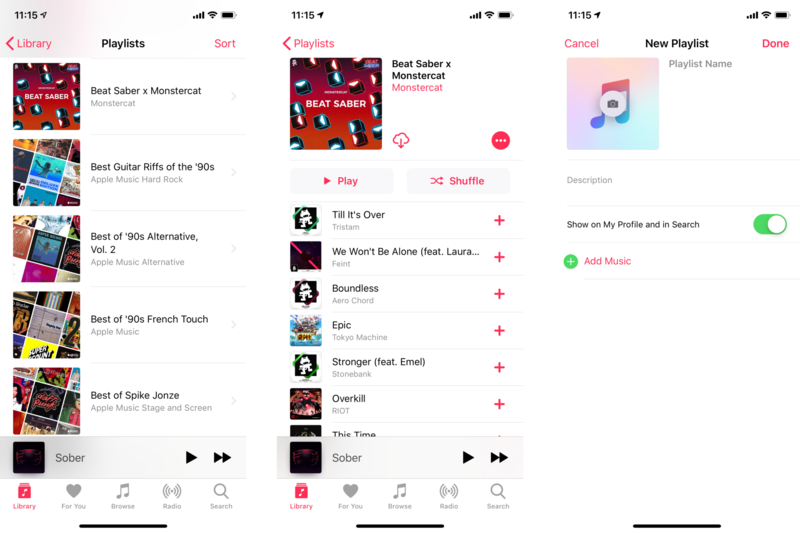 Плейлисты Apple Music