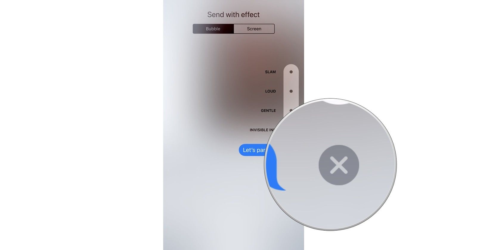 Эффект отмены пузыря