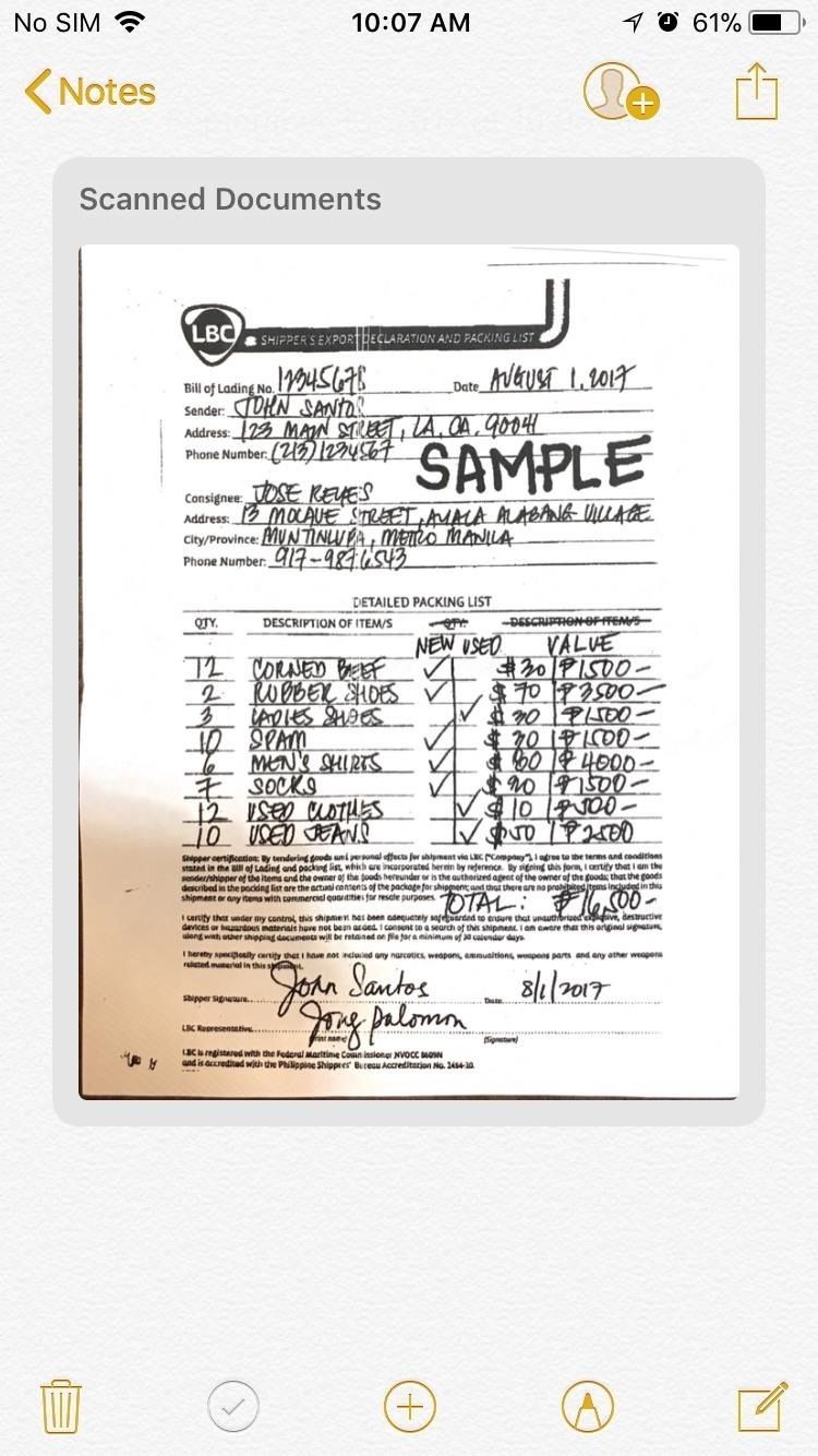 Как легко сканировать документы на вашем iPhone в iOS 11