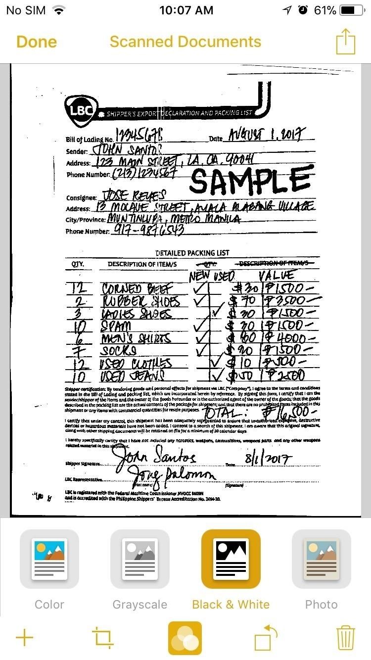 Как легко сканировать документы на вашем iPhone в iOS 11