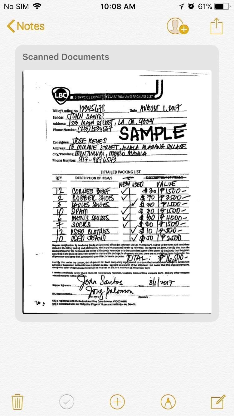 Как легко сканировать документы на вашем iPhone в iOS 11