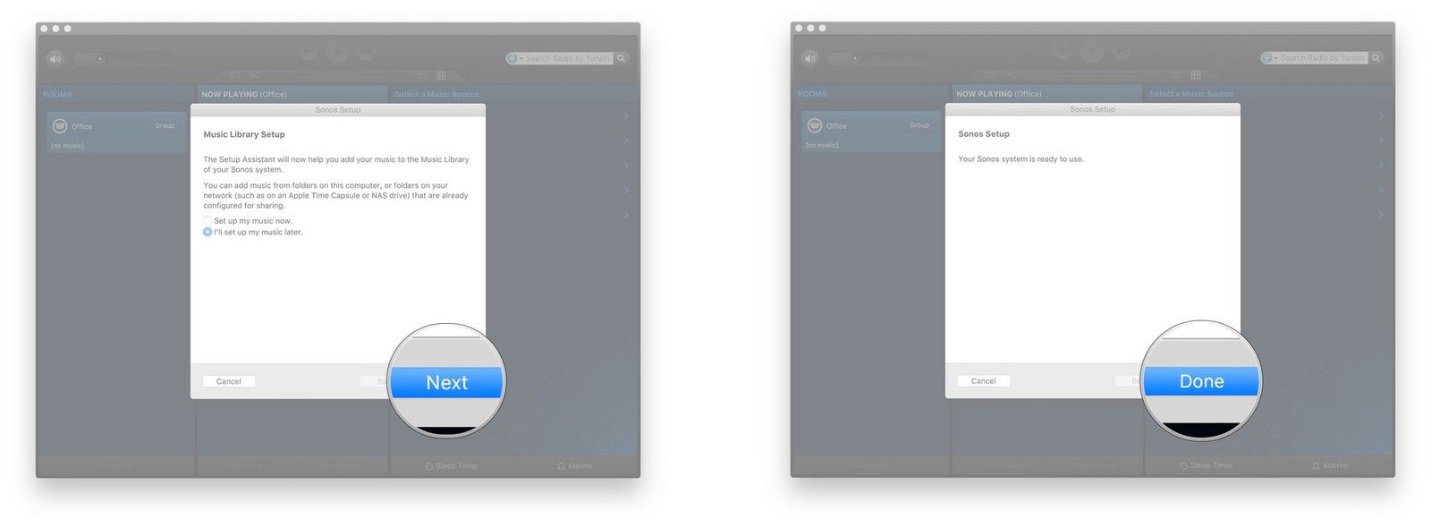Нажмите Далее, нажмите Готово