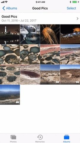 Как перетаскивать фотографии на iPhone в iOS 11