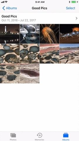 Как перетаскивать фотографии на iPhone в iOS 11