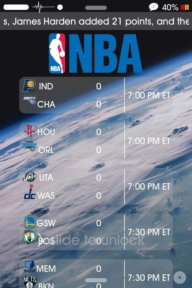 Как получить последние новости спорта и результаты прямо с вашего iPhone's Lock Screen