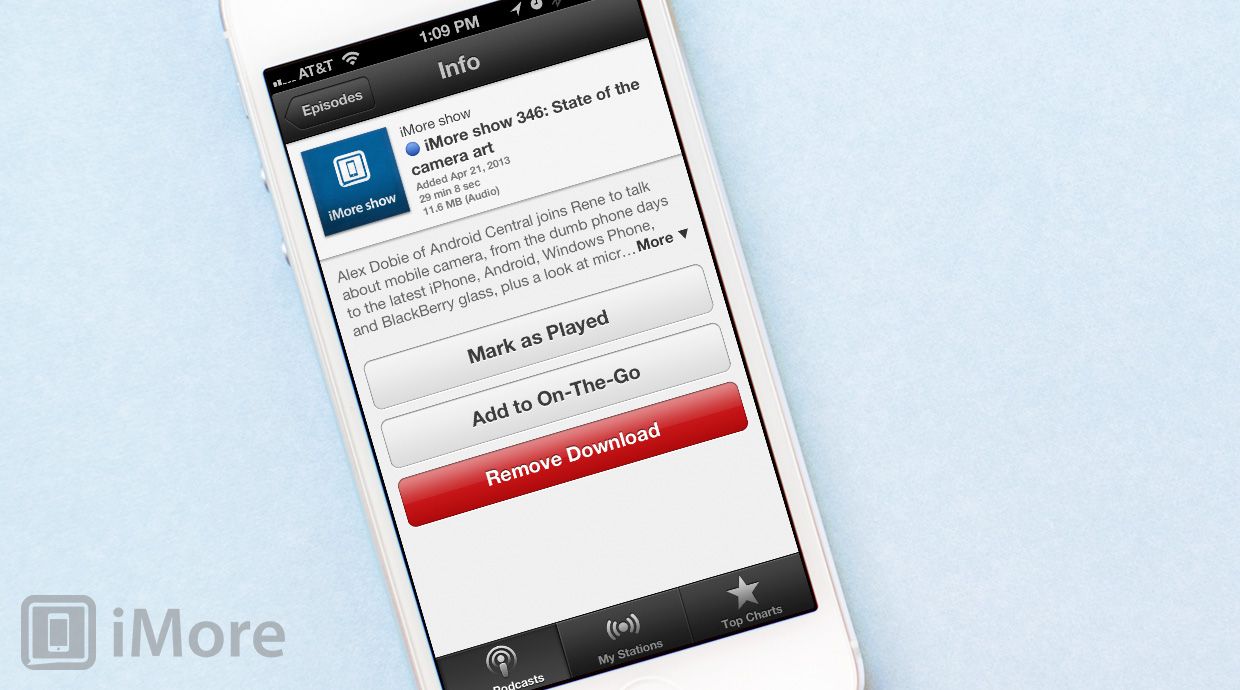 Как пометить подкаст как уже сыгранный с помощью приложения Podcasts для iPhone и iPad