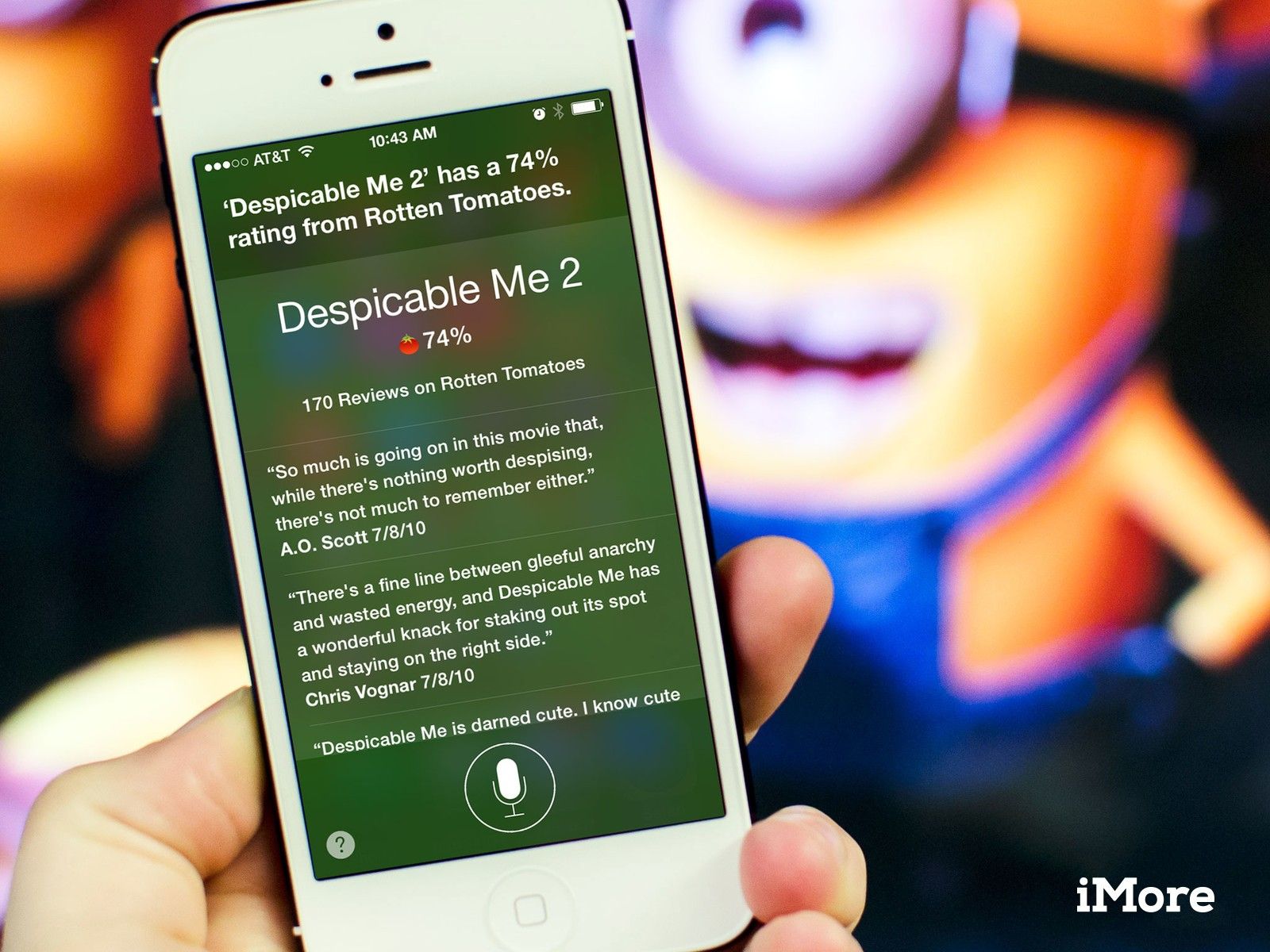 Как проверить рейтинги фильмов с Сири