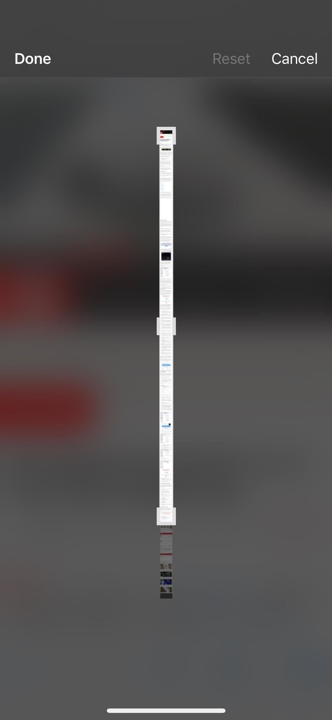 Как сделать скроллинг скриншотов целых веб-страниц в iOS 13's Safari for iPhone